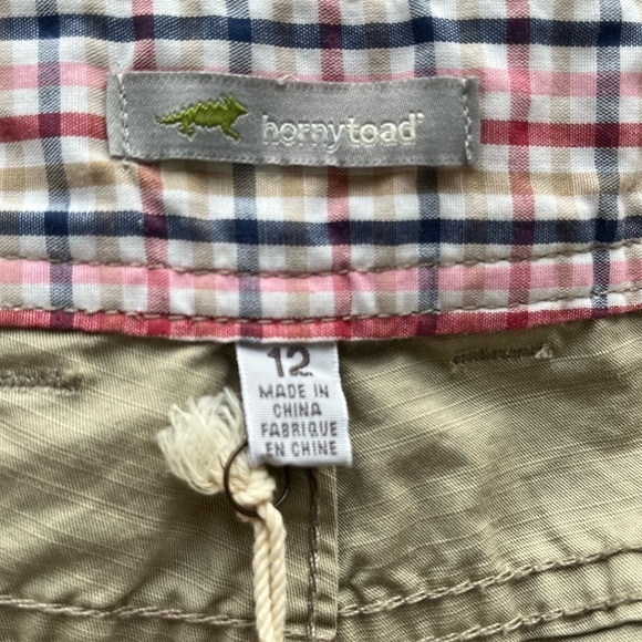 NWT Horny Toad Women’s Cipher Shorts Tan Hiking Activewear 12 - Picture 7 of 10